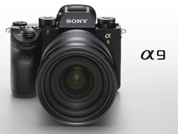 ソニー、プロ向けフルサイズミラーレス一眼カメラ「α9」発表 世界初の