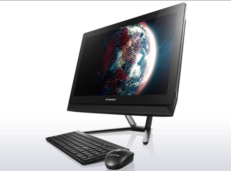 レノボ、エントリー向けの21.5型液晶一体型デスクトップ「Lenovo C40