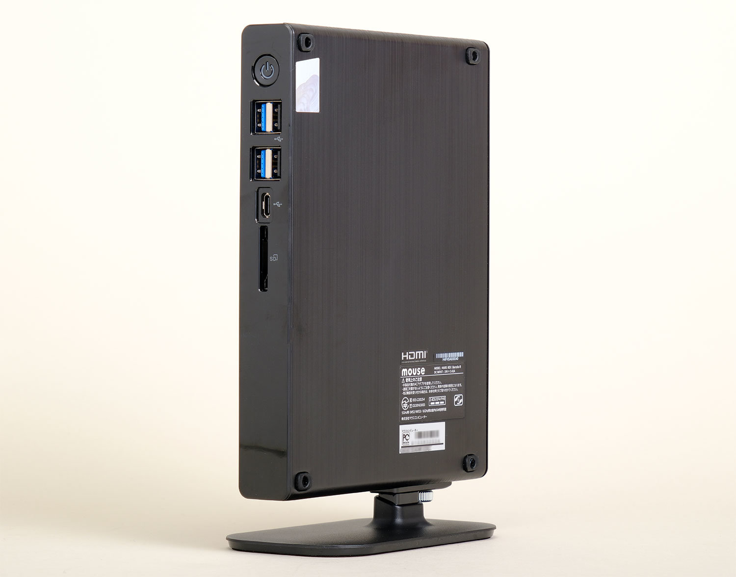 超小型デスクトップPCの進化形！ 容積約0.8Lの「mouse CA-A5A01」を