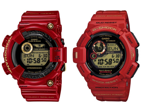 G-SHOCK 30周年記念モデル、第1弾は真っ赤な「Rising RED」 - ITmedia