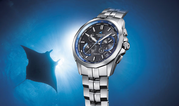 カシオ、オシアナス マンタの新モデルは見やすさを追求 - ITmedia