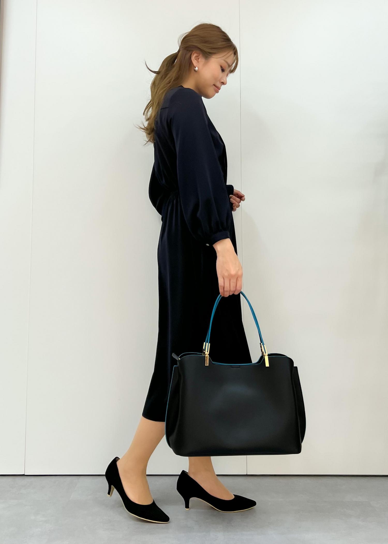 ネイビーワンピースのシンプルコーデ / wancyan / ROPÉ PICNIC ｜J