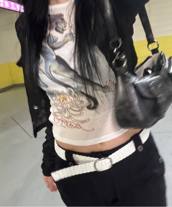 MUSINSA | SCULPTOR [Sculptor x Ed Hardy] Devil Raglan Tee White