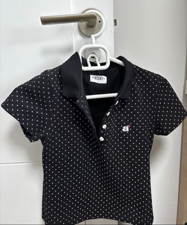 MUSINSA公式 | AEAE DOT PK T-SHIRTS [BLACK]