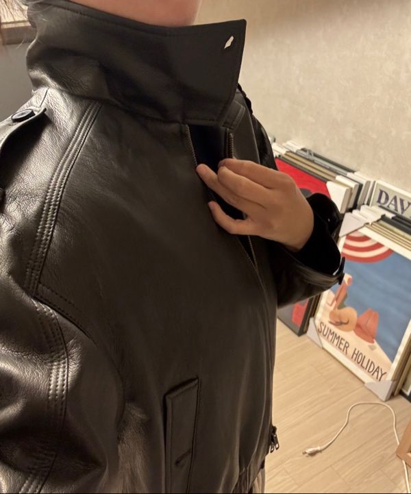 MUSINSA | LMOOD WOMEN (W) Brass Flight Jacket Antique Brown