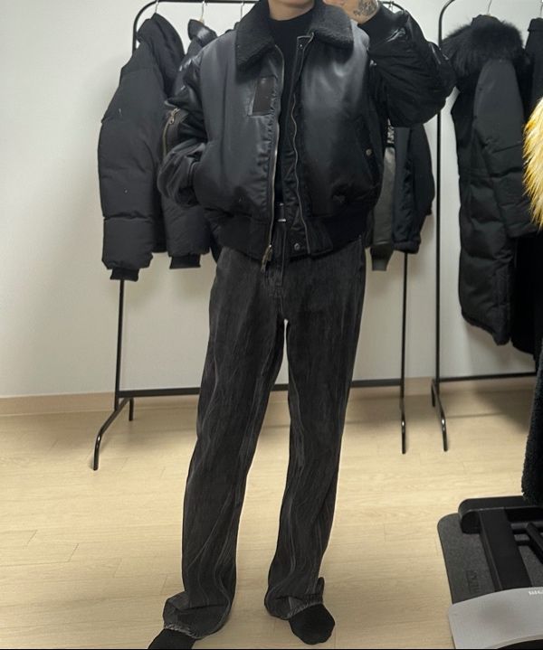 MUSINSA | COOR CWU Reversible Flight Bomber V.2 (Black)