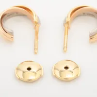 カルティエ トリニティ ピアス 750(YG×PG×WG) 4.5g A3644071｜中古