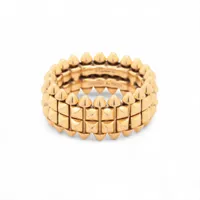 シャネル ココ クラッシュ リング 750(YG) 3.8g 51 A3660172｜中古