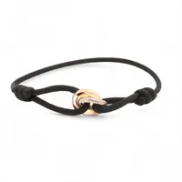 カルティエ トリニティ コードブレスレット 750(YG×PG×WG) 総3.0g