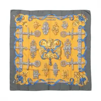 エルメス カレ90 FLAMINGO PARTY フラミンゴパーティ スカーフ シルク