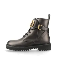 ミュウミュウ レザー ショートブーツ 36 レディース ブラック 5U790D