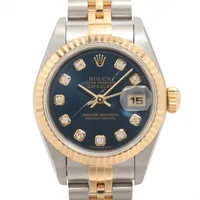 ロレックス デイトジャスト 79173 SS×YG SS×YG AT 青文字盤 A3874682