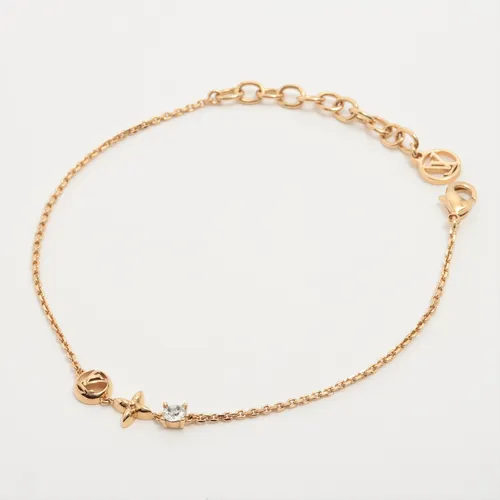 ルイ・ヴィトン ブラスレ プティ ルイ M00374 GP×ラインストーン