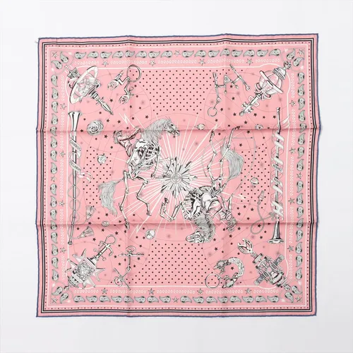 エルメス シルク スカーフ ピンク Aランクの買取実績価格（a2383915