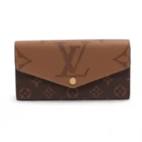 ルイ・ヴィトン ダミエ エベヌ スタッズ ポルトフォイユサラ N60476 長