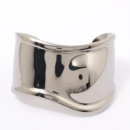 ティファニー ボーンカフ ルテニウム バングル シルバー ABランクの