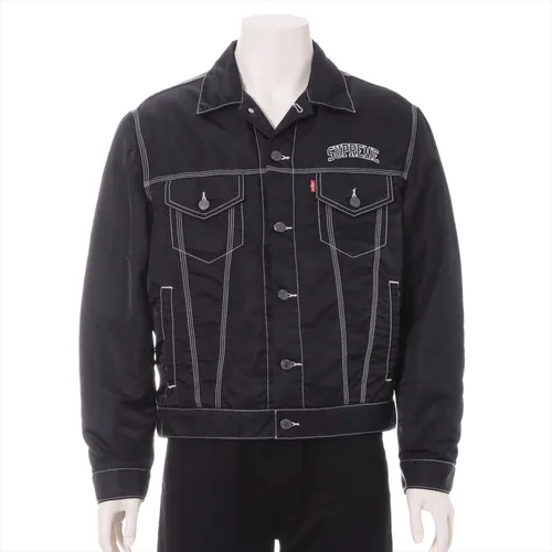 リーバイス×シュプリーム ナイロン ジャケット 19AW S ブラック A