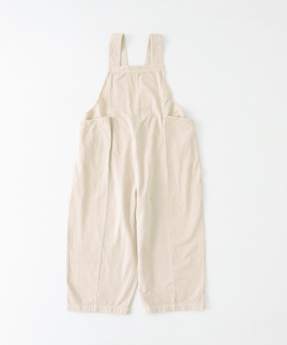 UpcycleLino] チノウォッシュカラーサロペット｜nest Robe / CONFECT