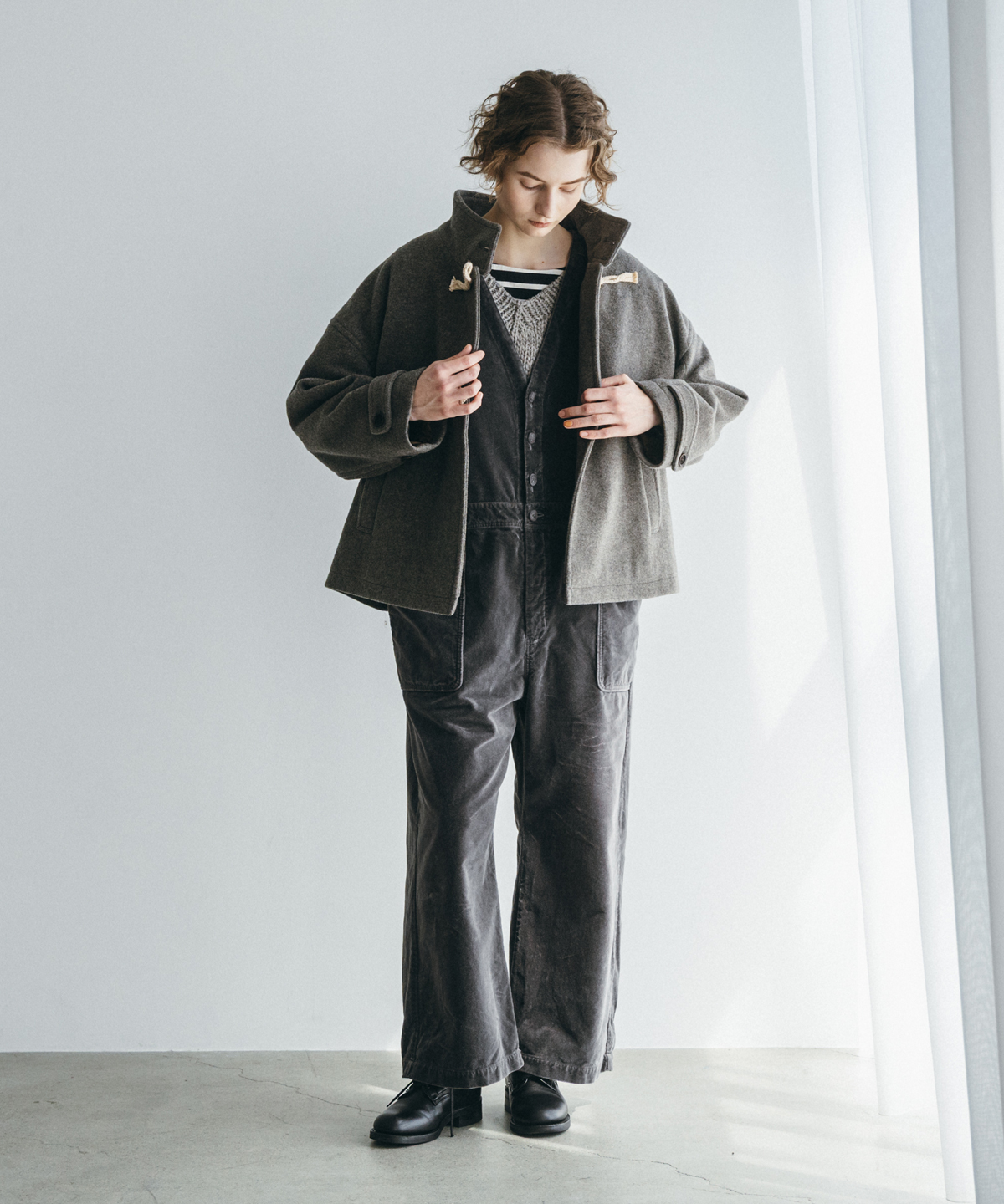 コットンベルベットサロペット｜nest Robe / CONFECT ONLINE SHOP