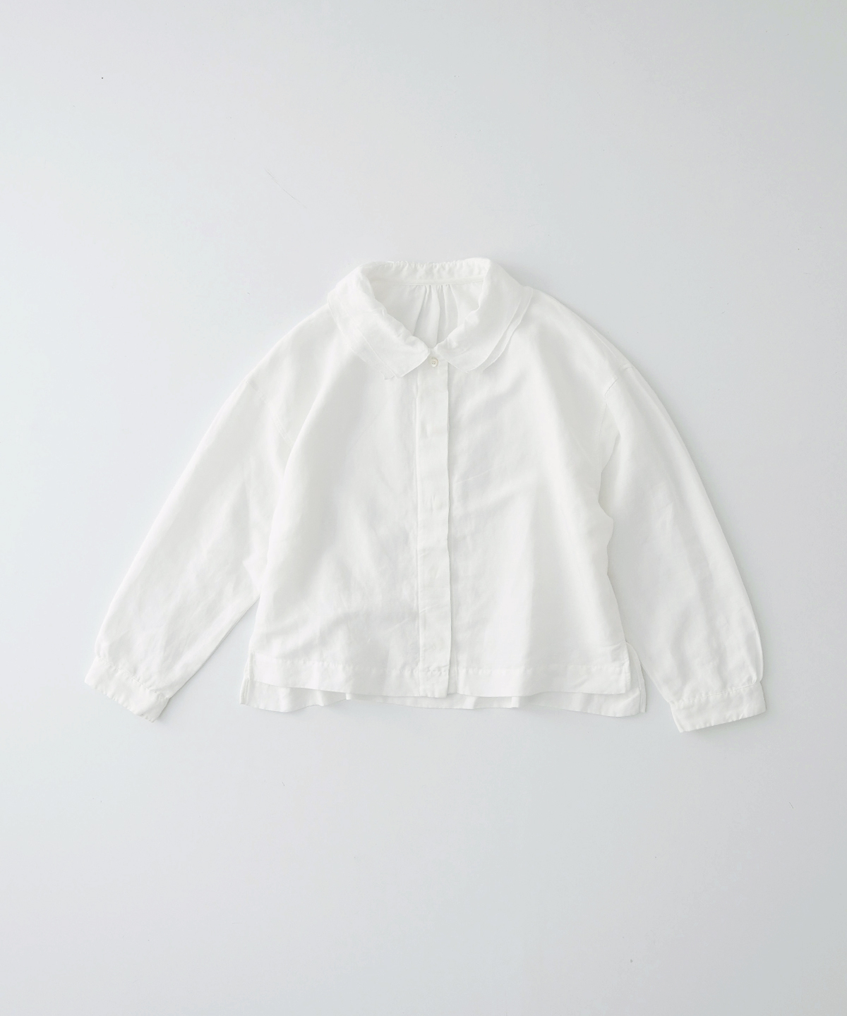 コットンリネンツイルダブルカラーシャツ｜nest Robe / CONFECT ONLINE