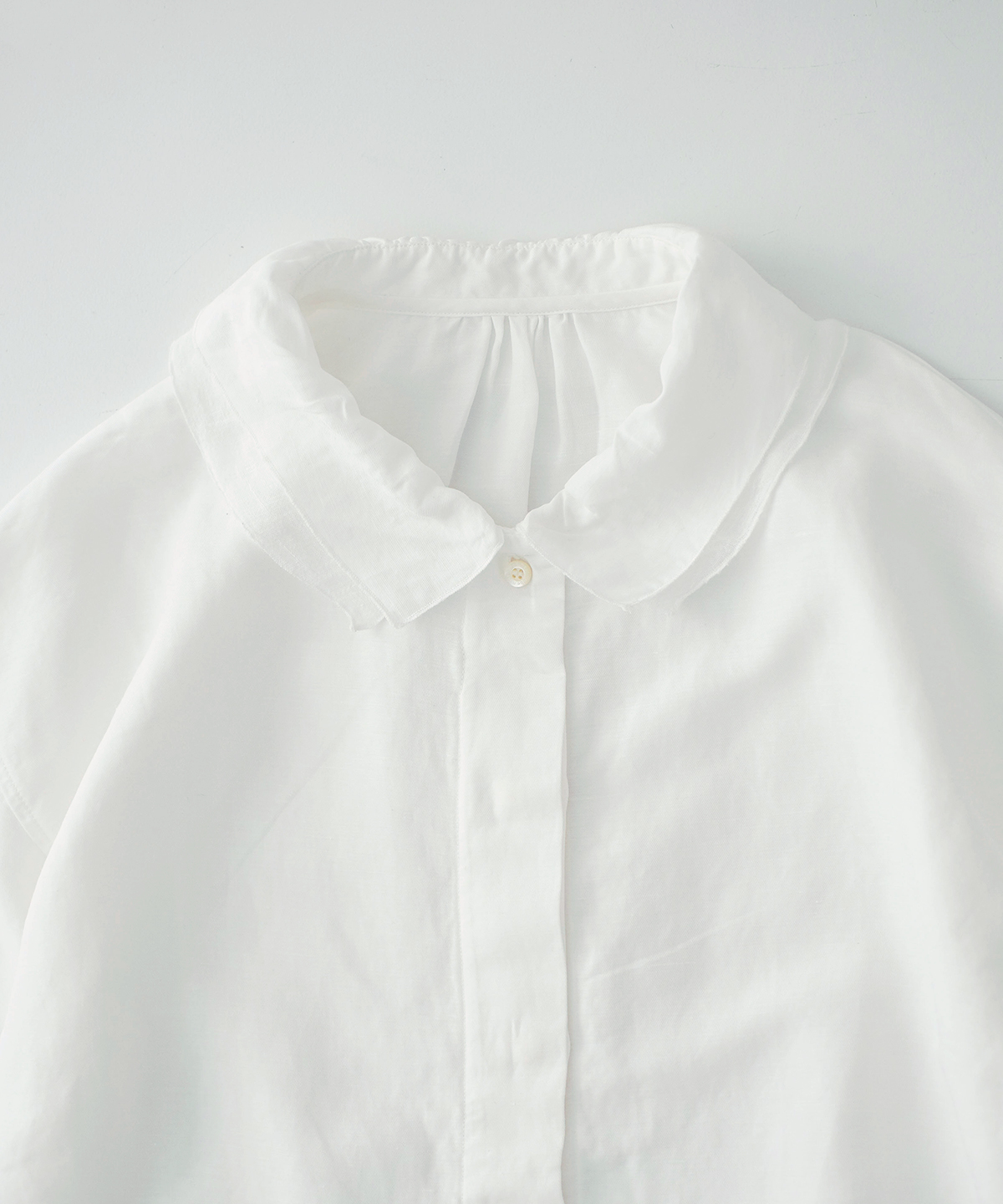 コットンリネンツイルダブルカラーシャツ｜nest Robe / CONFECT ONLINE