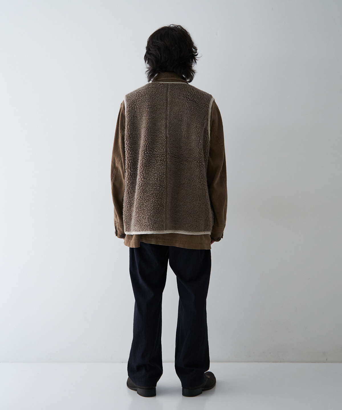 ウールコットン パイルベスト｜nest Robe / CONFECT ONLINE SHOP