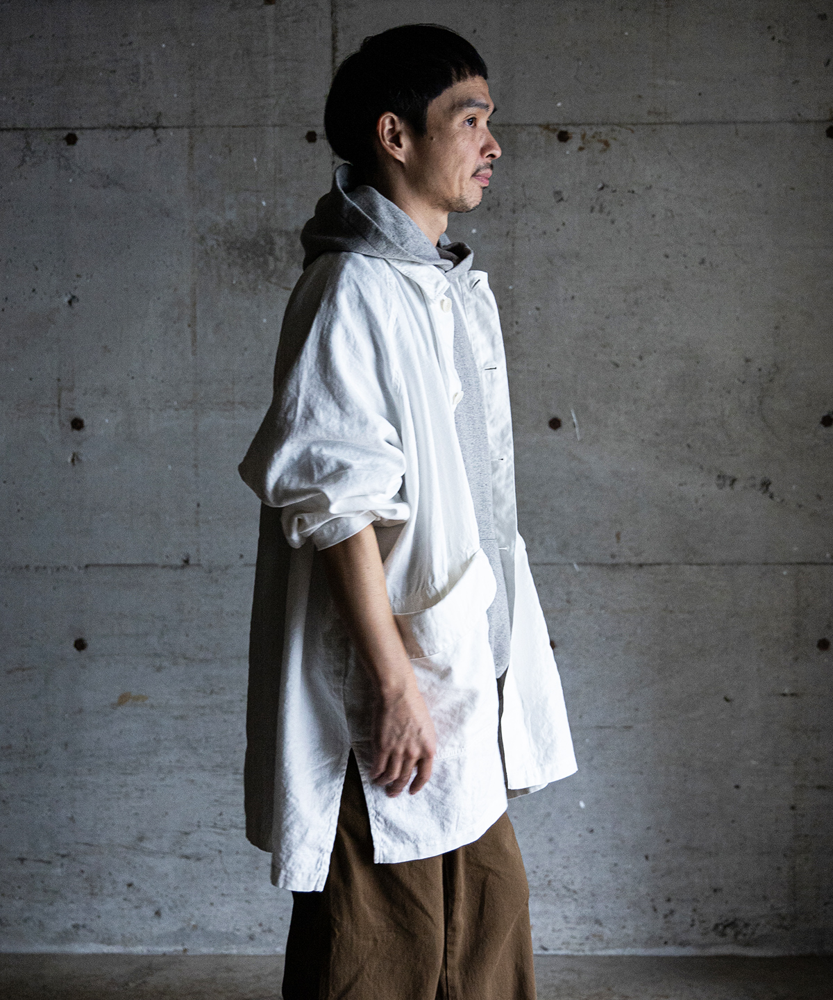 OEUVREさん別注】UpcycleLino 超撥水 ワークコート｜nest Robe