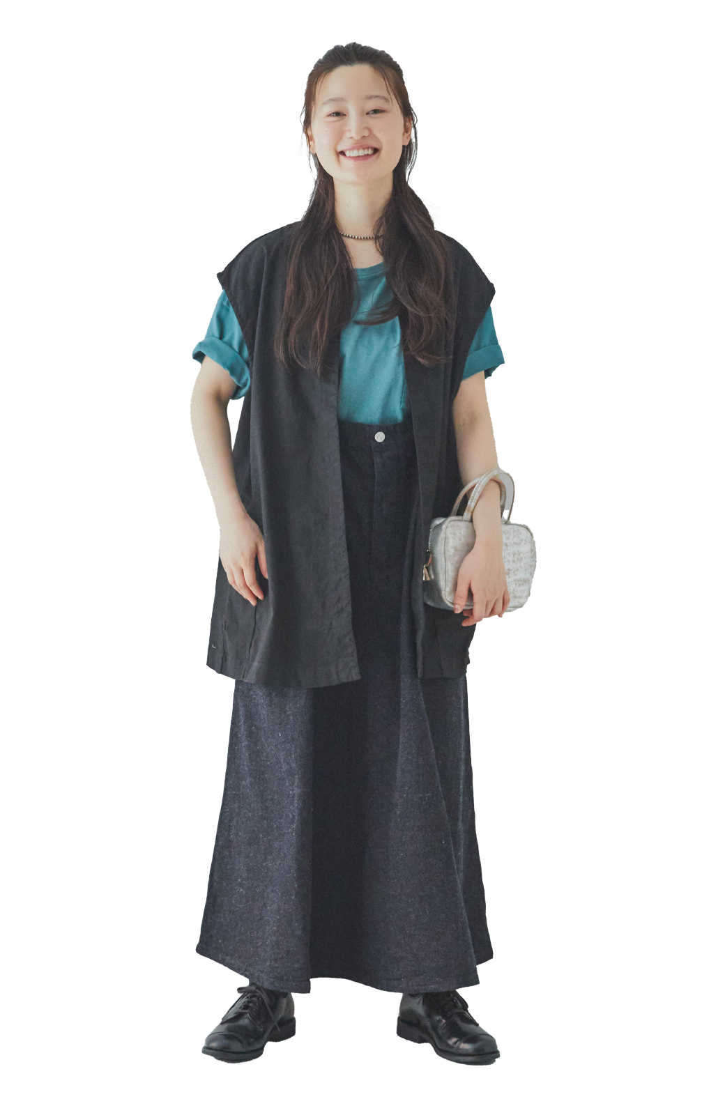 WEAR with ME DENIM & CHINO JUMPER SKIRT｜nest Robe / CONFECT