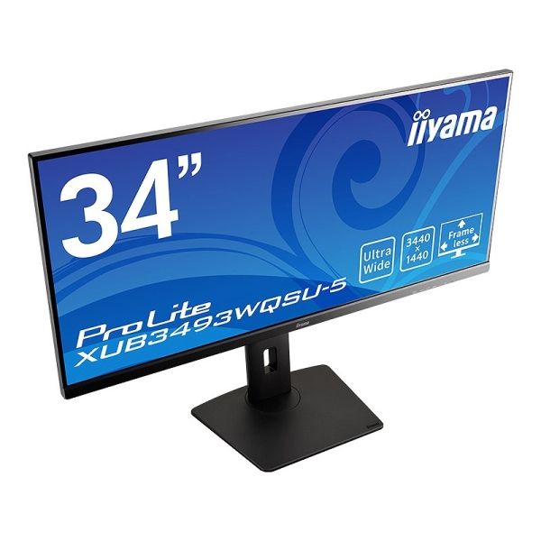 iiyama 液晶ディスプレイ 34型/3440×1440/HDMI、DisplayPort/ブラック