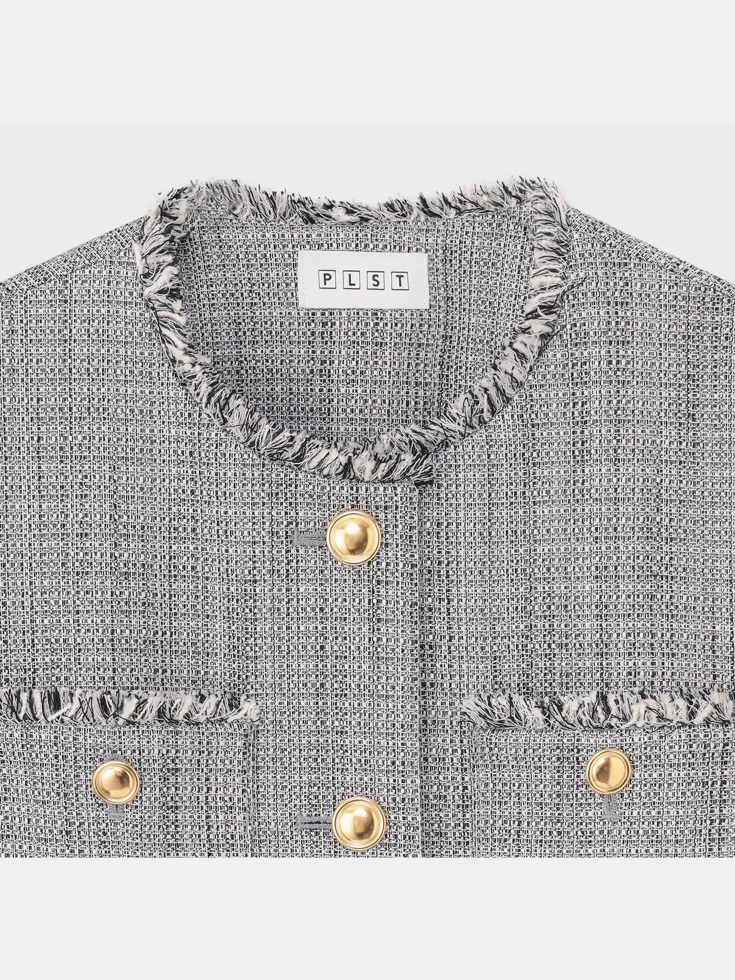 PLST(プラステ)公式 | ツイードメタルボタンジャケット