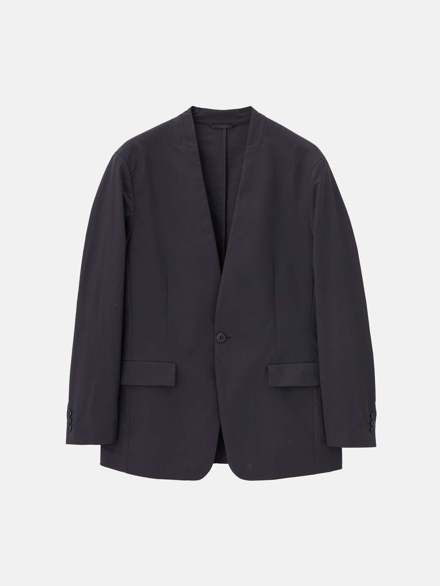 PLST☆ジャケット新品☆ポリノーカラージャケットとワイドパンツ