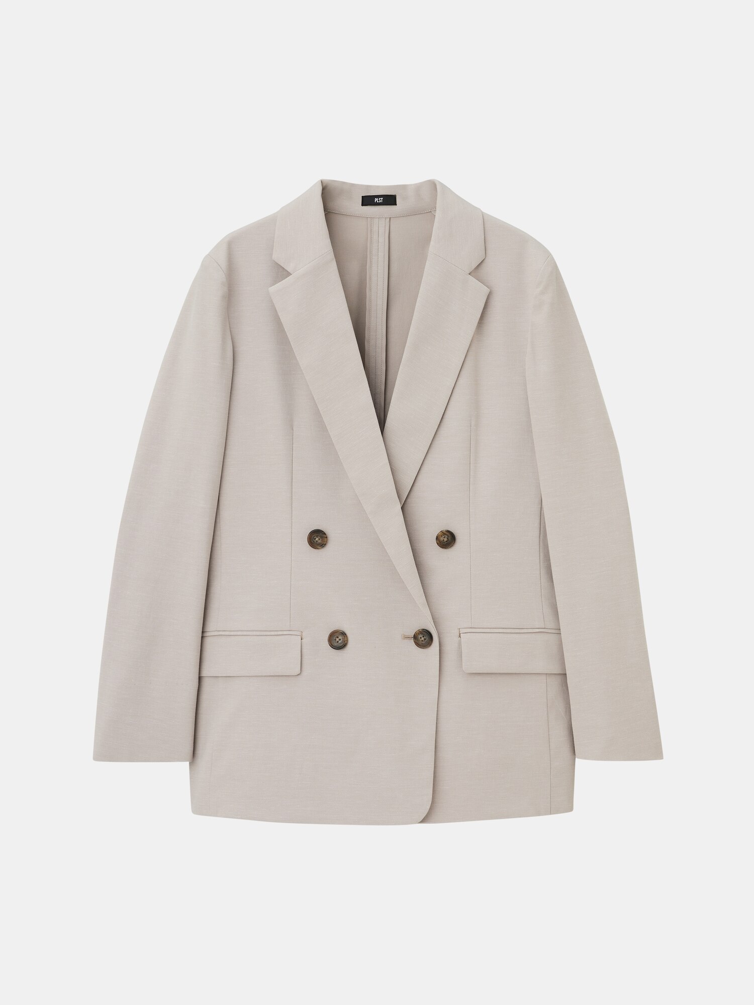 PLST(プラステ)公式 | リネンブレンドダブルジャケット