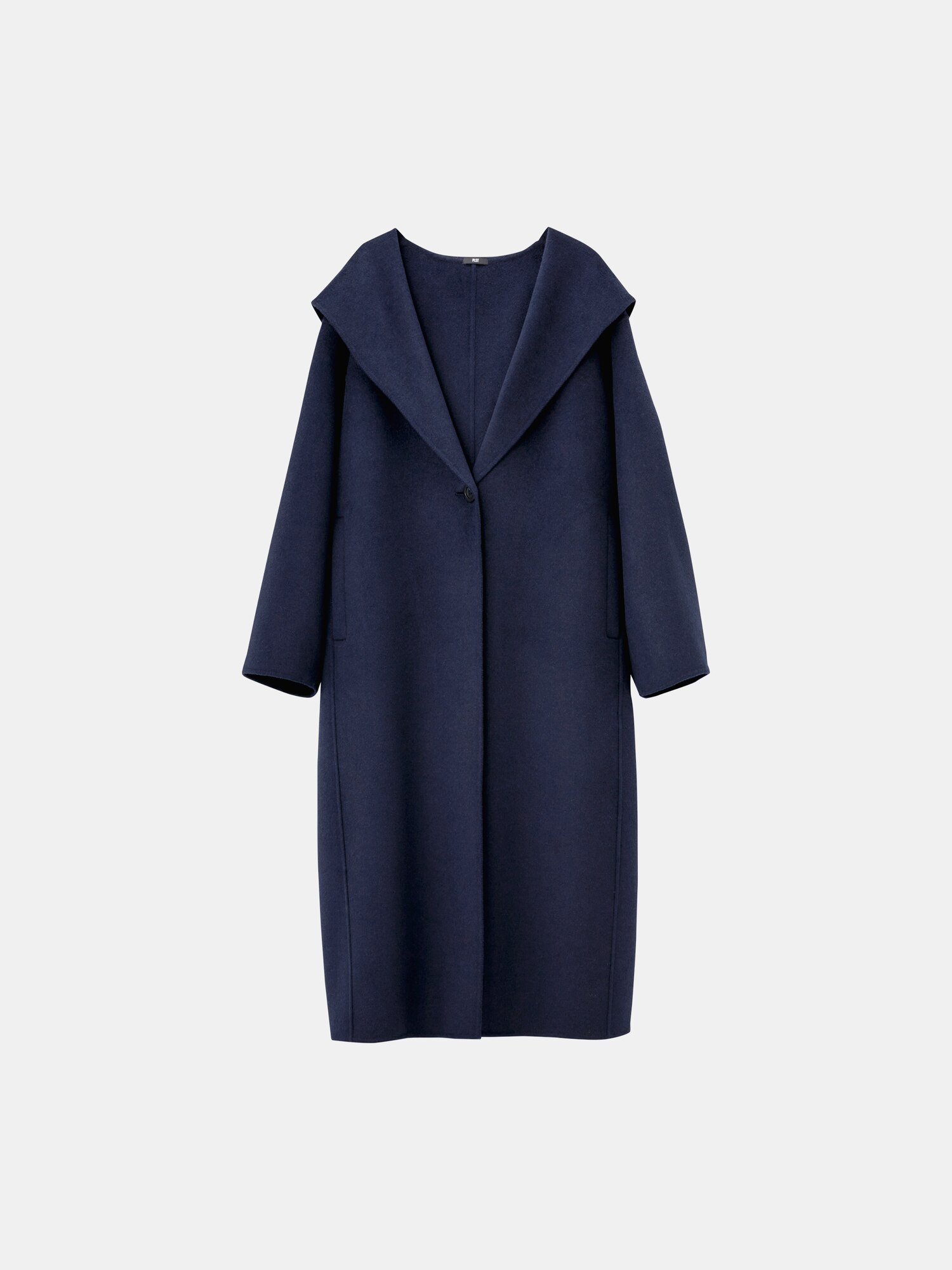 PLST(プラステ)公式 | ウールブレンドリバーフーディーロングコート