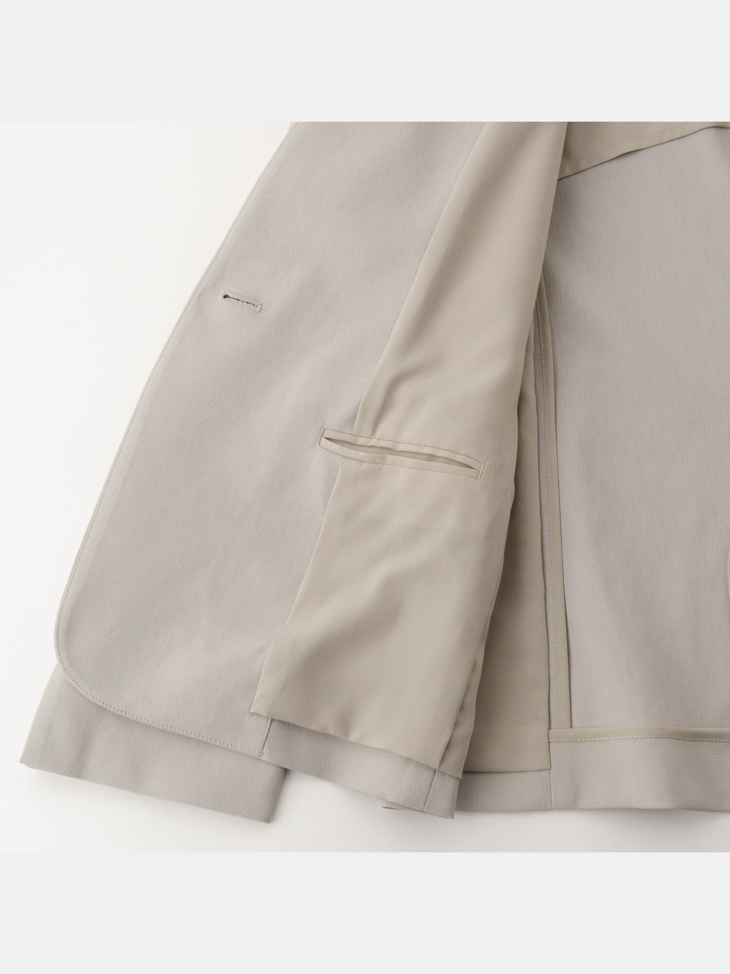 PLST(プラステ)公式 | リネンブレンドカラーレスジャケット