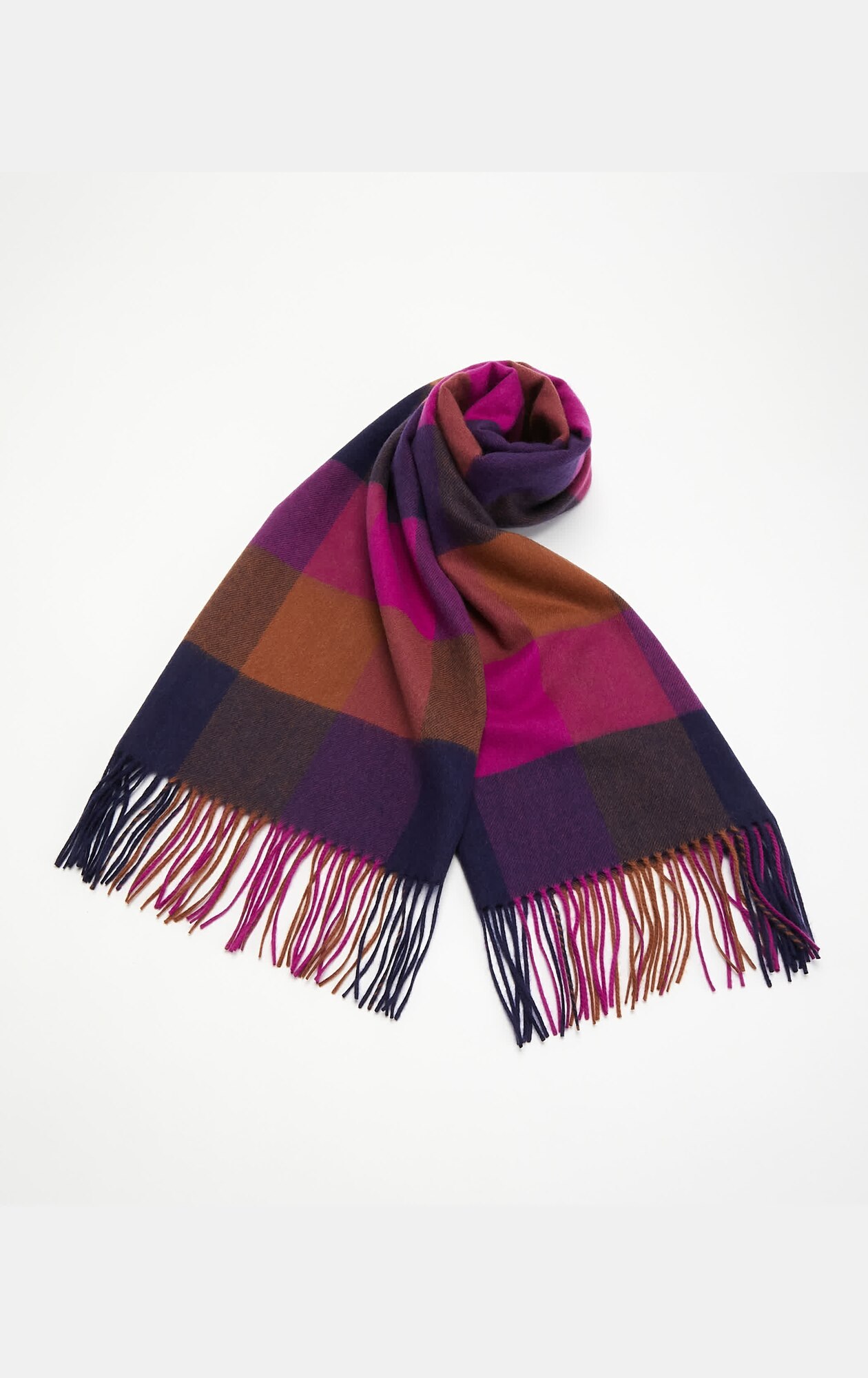 PLST(プラステ)公式 | チェックカシミヤマフラー