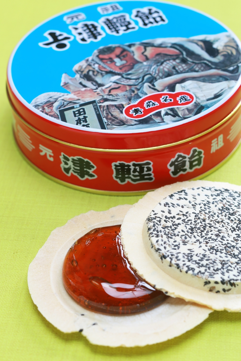 津軽飴 缶入 小×2 | RABオンラインショップ