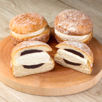 クリームあんドーナツ3個入×3コ詰合せ×1セット | わらく堂らくうるショップ