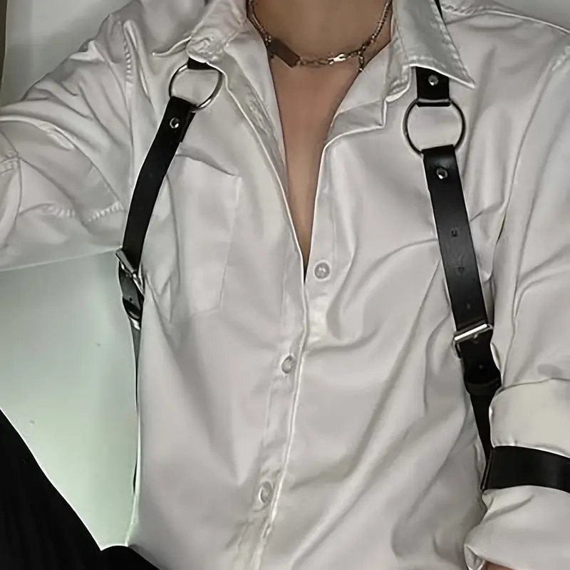 サスペンダー ボンテージ 黒 ハーネスベルト V系バンド衣装