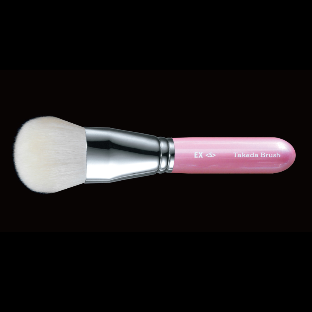 ピンク】フェイスブラシ 23OV D37 EXS（山羊毛100％） | 竹田ブラシ製作所