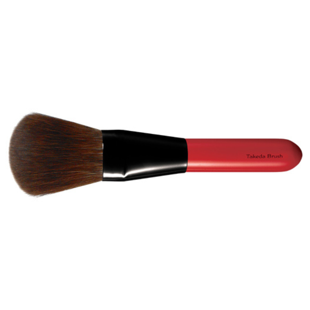椿】フェイスブラシ WF23SQU［R］（赤リス毛100％） | 竹田ブラシ製作所