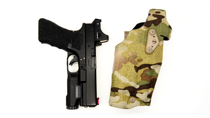 Safariland Glock17 w/Light 6354DO Holster w/QLS19 | WILLY