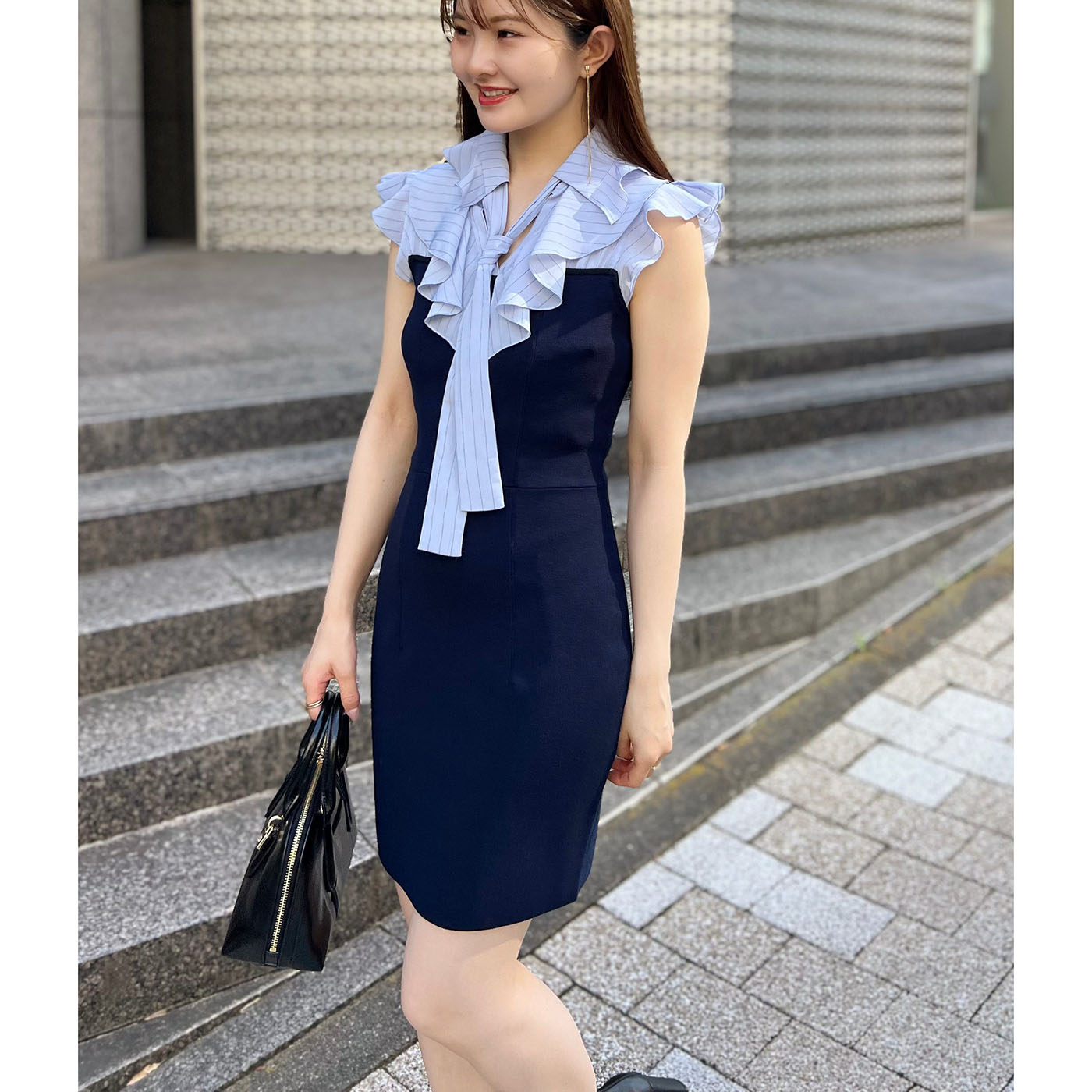 楽天市場】SALE50%OFF スナイデル SNIDEL Sustainableフリルカラー