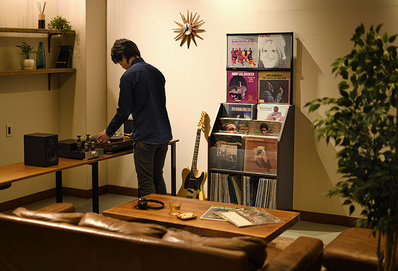 楽天市場】レコードラック 総収納量約420枚 RCS1030 日本製 レコード