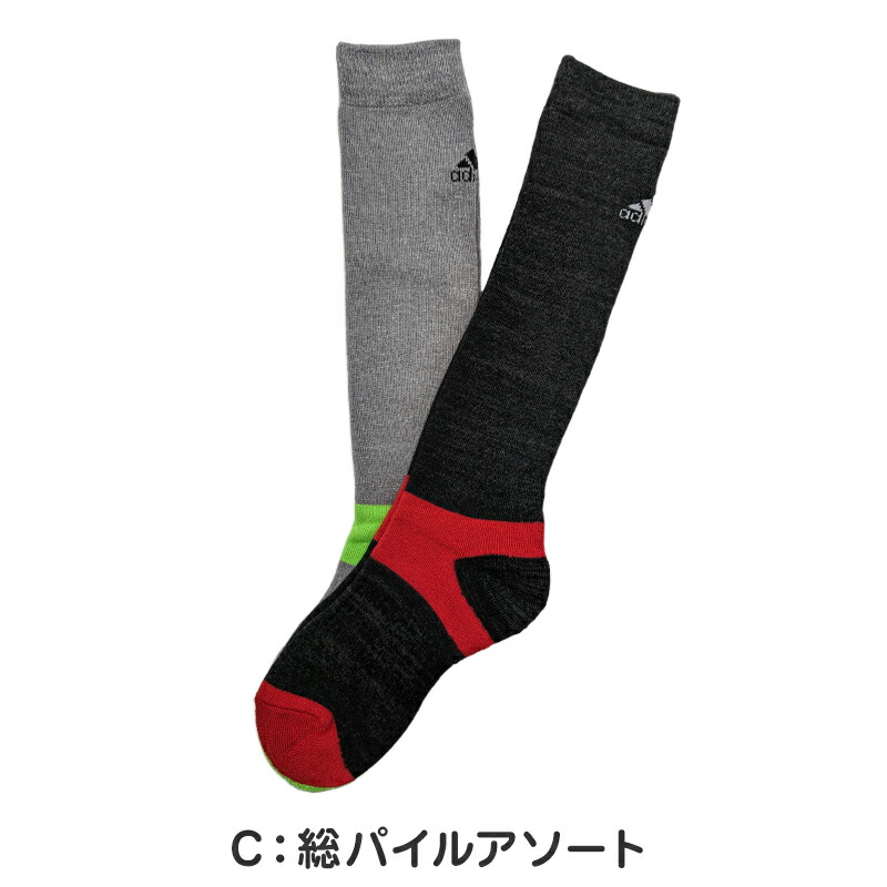 楽天市場】【楽天1位】アディダス キッズ 靴下 ハイソックス 子供 冬 2