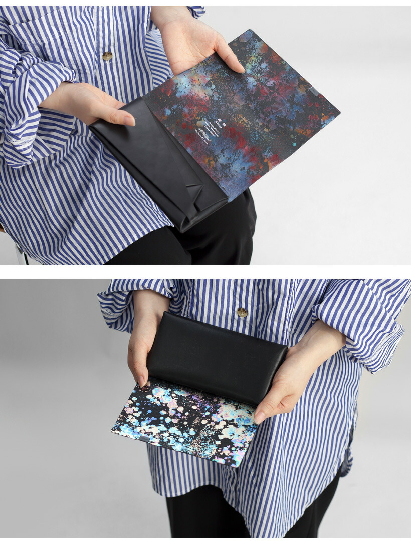 楽天市場】所作 shosa 長財布 ロングウォレット オーロラ シャボン 本