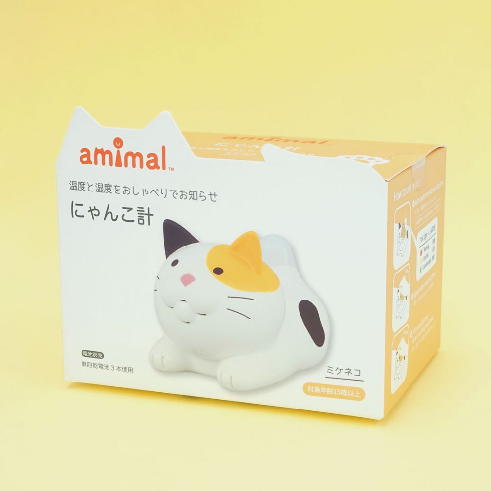 楽天市場】【100円クーポン有】にゃんこ計 ミケネコ キジトラ 温湿度計