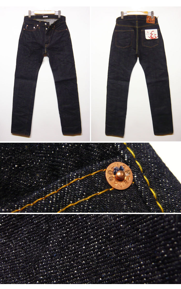 ETERNAL[エターナル] ストレートジーンズ セルビッチ 5ポケット/デニム