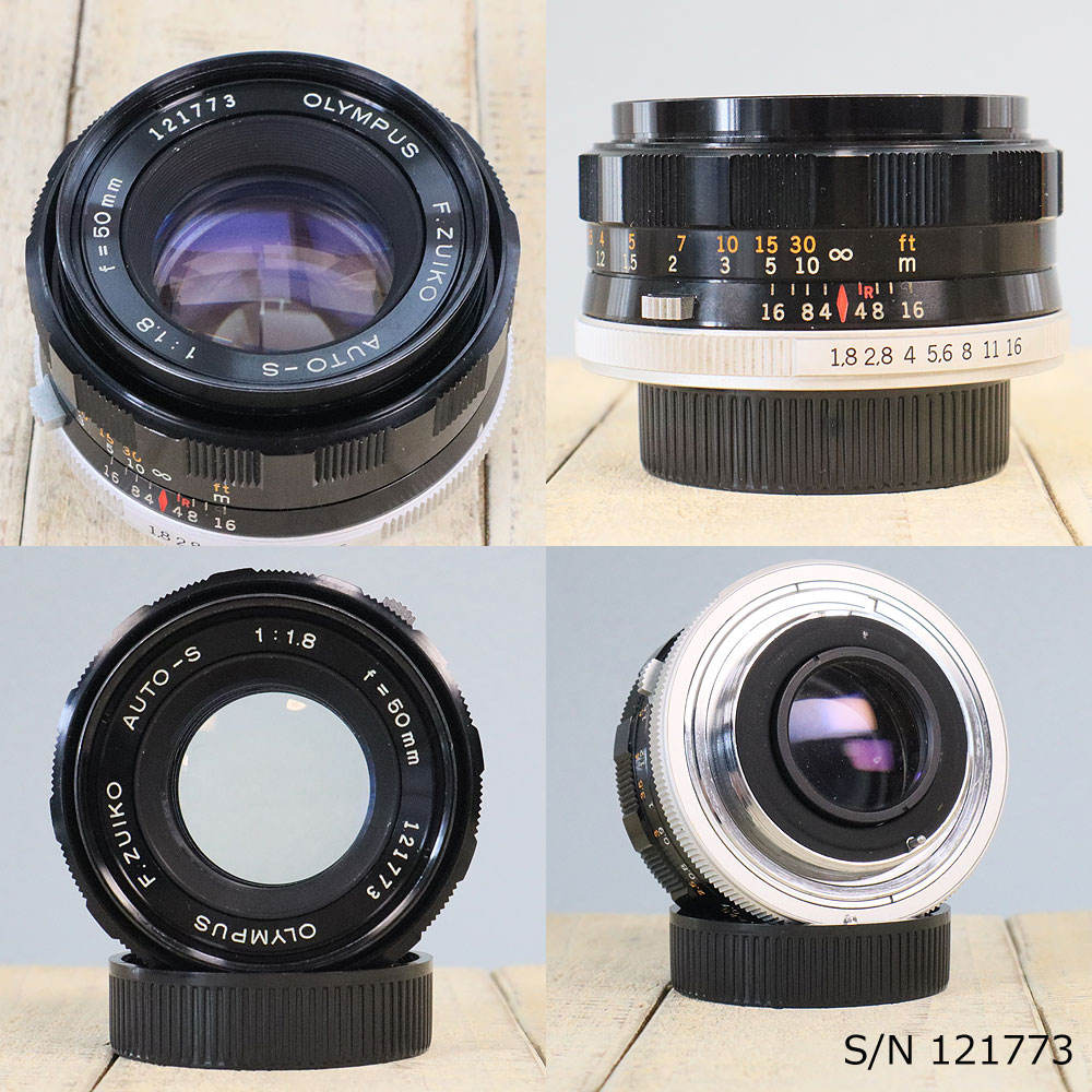 保証付 】【中古】 OLYMPUS F.ZUIKO AUTO-S 50mm F1.8 M42マウント S/N