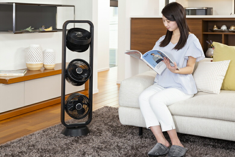 楽天市場】【在庫処分】アルコレ 3連 マルチファン ALF-3001 ホワイト