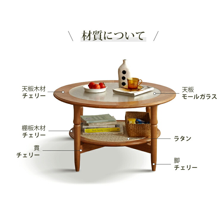 楽天市場】センターテーブル 円卓 ローテーブル 丸 円形 直径80cm